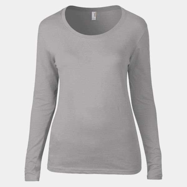 Women's Featherweight Long Sleeve Scoop T-Shirt Thumbnail