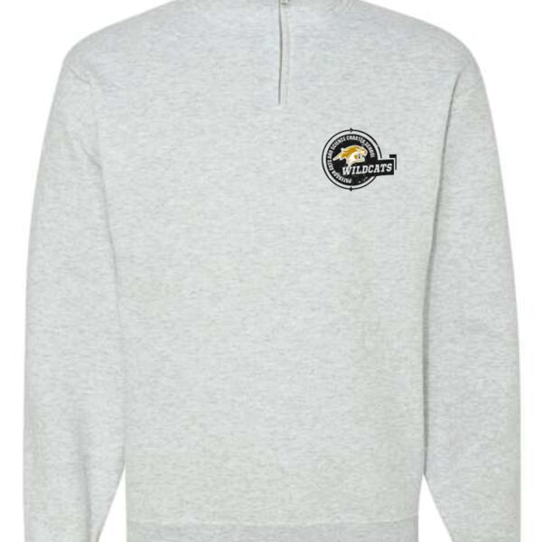 Nublend® Cadet Collar Quarter-Zip Sweatshirt Thumbnail
