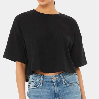 FWD Fashion Ladies' Jersey Cropped T-Shirt Thumbnail