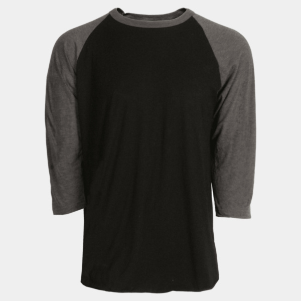 Unisex Fine Jersey Raglan T-Shirt Thumbnail