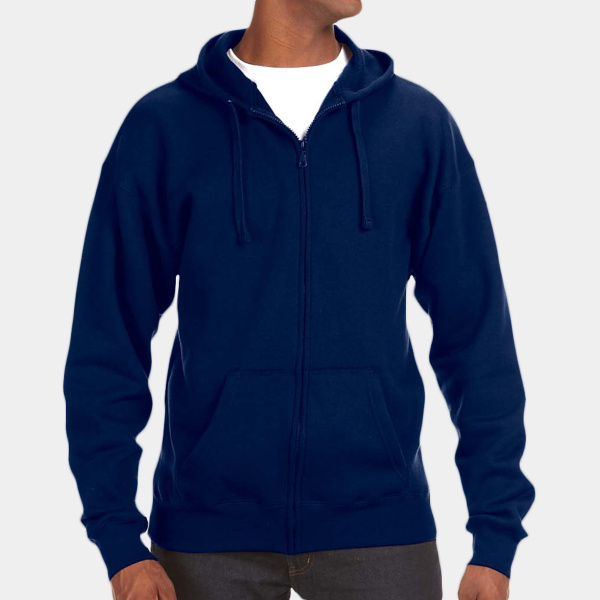 Adult Premium Full-Zip Fleece Hooded Sweatshirt Thumbnail
