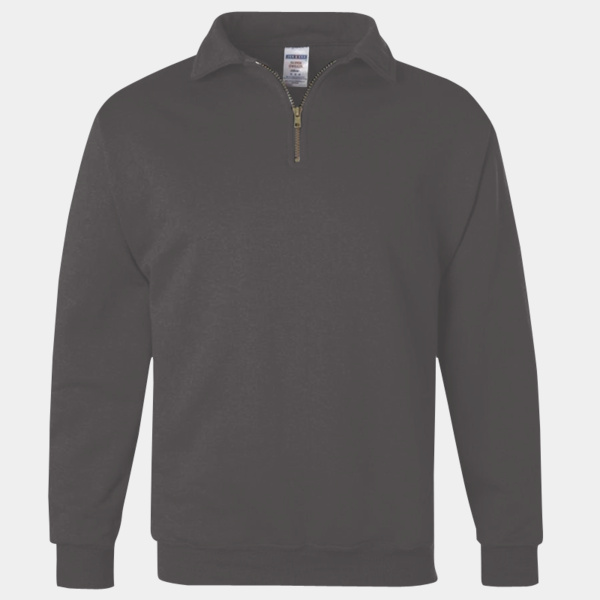 Unisex Nublend® Cadet Collar Quarter-Zip Sweatshirt Thumbnail