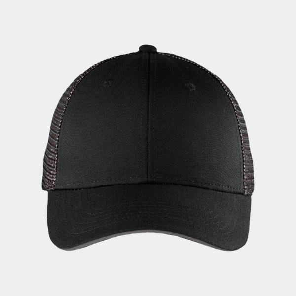 Double Mesh Snapback Sandwich Bill Cap Thumbnail
