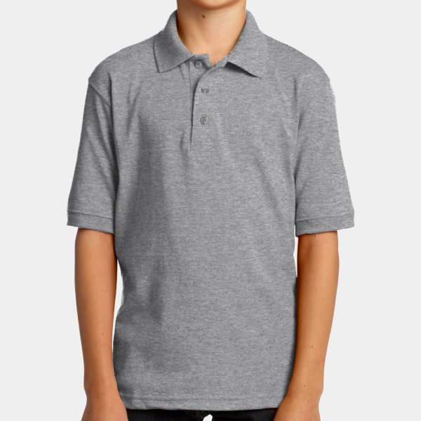 Youth Core Blend Jersey Knit Polo Thumbnail