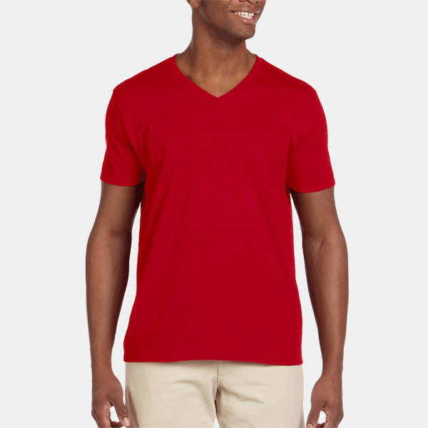 Adult Softstyle® V-Neck T-Shirt Thumbnail