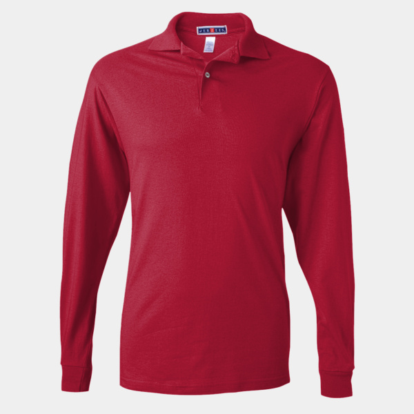 Adult DRI-POWER® ACTIVE Long-Sleeve Jersey Polo Thumbnail