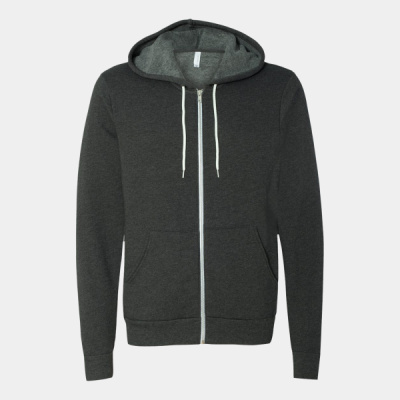 Unisex Sponge Fleece Full-Zip Hoodie Sweatshirt Thumbnail