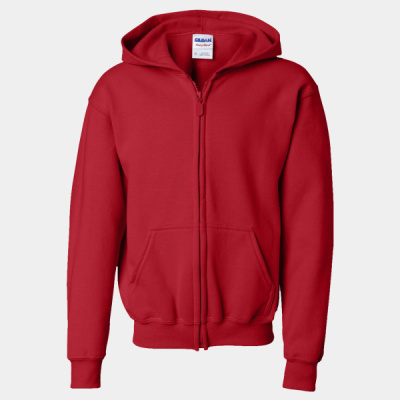 Youth Heavy Blend™ Full-Zip Hooded Sweatshirt Thumbnail