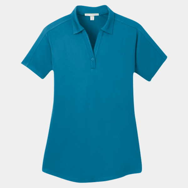 Women's Diamond Jacquard Polo Thumbnail