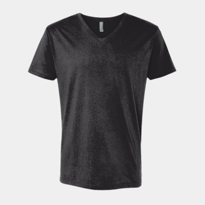 Unisex Cotton V-Neck T-Shirt Thumbnail