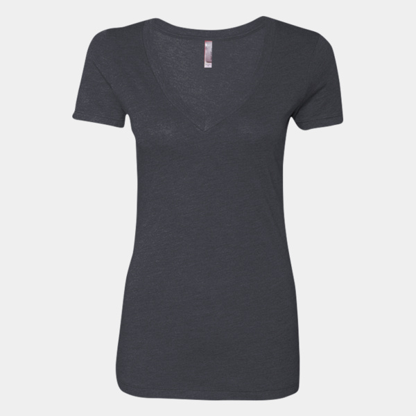 Women’s Triblend Deep V-Neck T-Shirt Thumbnail