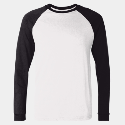 Men's Long Sleeve Jersey Baseball Tee Thumbnail