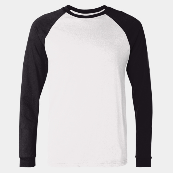 Men's Long Sleeve Jersey Baseball Tee Thumbnail