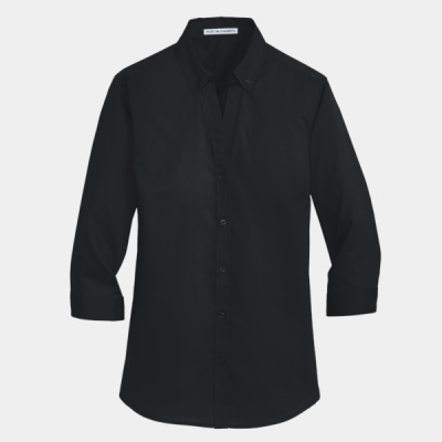 Women's 3/4 Sleeve SuperPro Twill Shirt Thumbnail