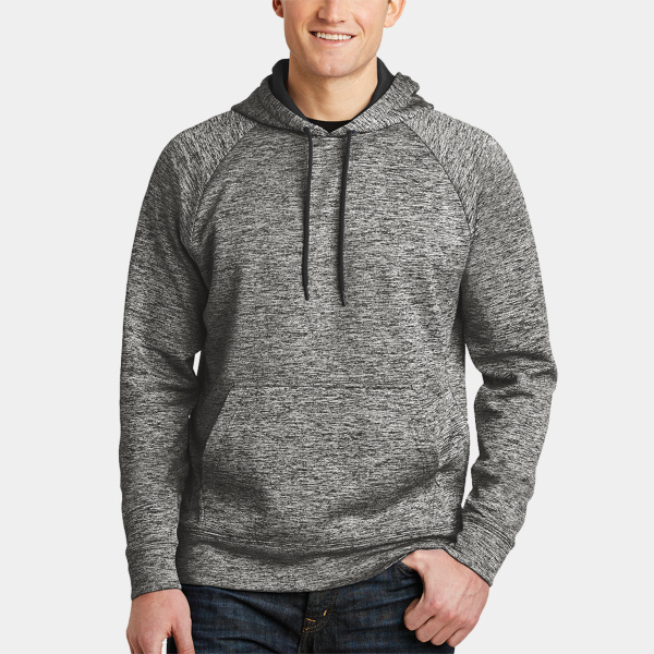PosiCharge ® Electric Heather Fleece Hooded Pullover Thumbnail