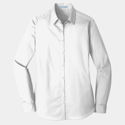 Women's Long Sleeve Carefree Poplin Shirt Thumbnail