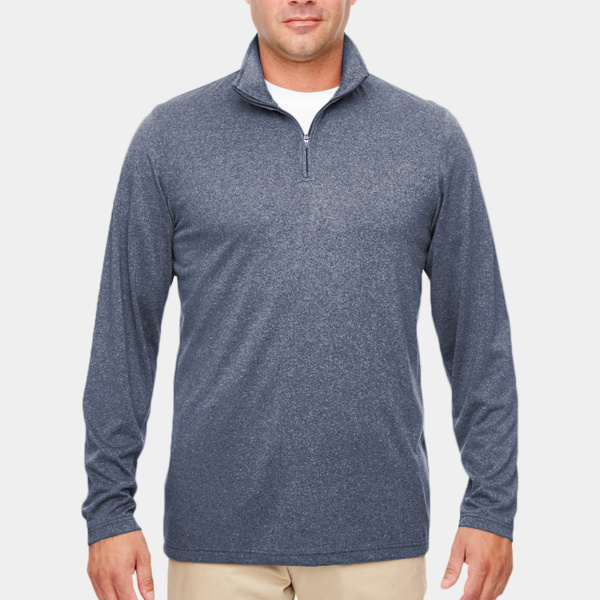 Men's Cool & Dry Heathered Performance Quarter-Zip Thumbnail