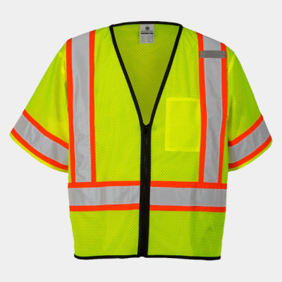 Unisex Class 3 Mesh Zippered Vest Thumbnail
