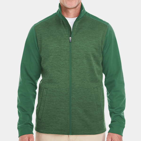 Men's Newbury Colorblock Mélange Fleece Full-Zip Thumbnail