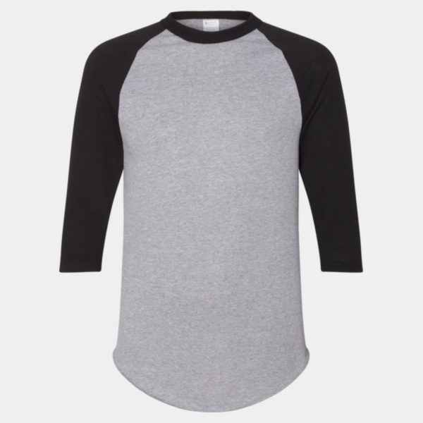 Unisex Three-Quarter Raglan Sleeve Baseball Jersey T-Shirt Thumbnail