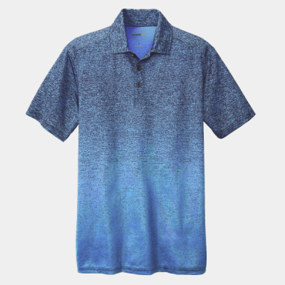 Ombre Heather Polo Thumbnail