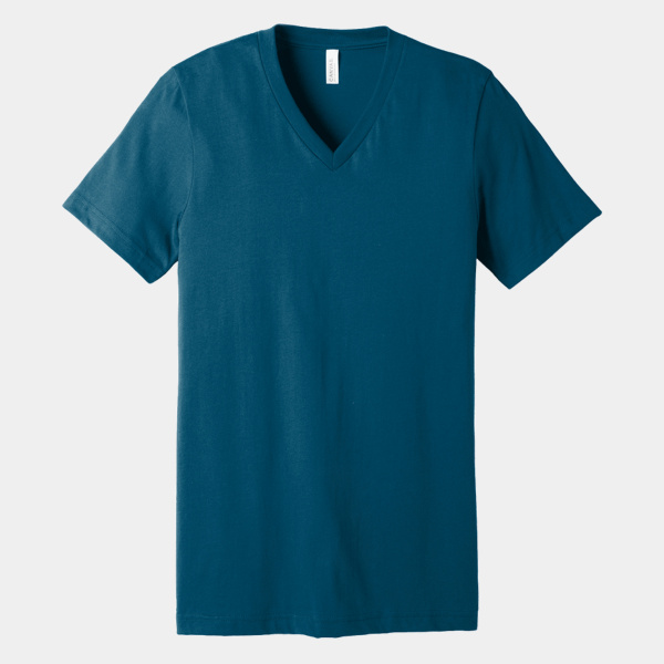 Unisex Jersey Short Sleeve V Neck Tee Thumbnail