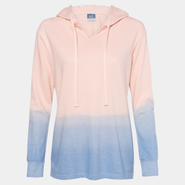 Women's French Terry Ombré Hooded Sweatshirt Thumbnail
