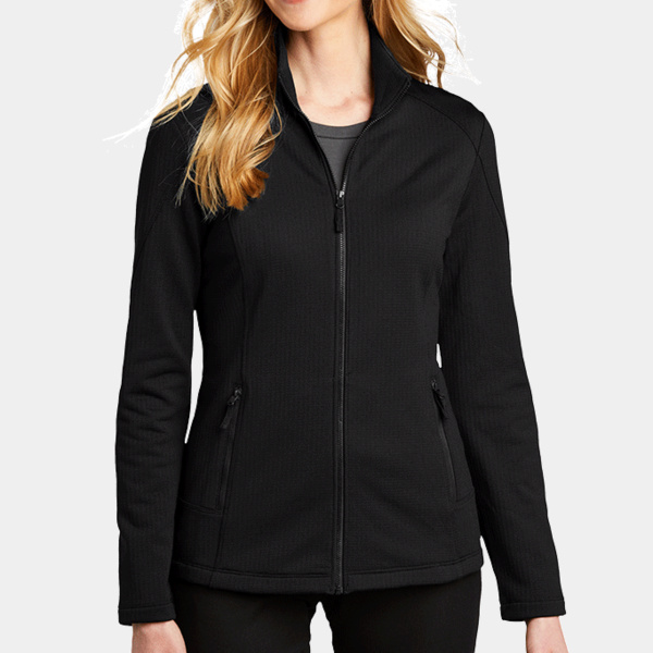 Women's Grid Fleece Jacket Thumbnail