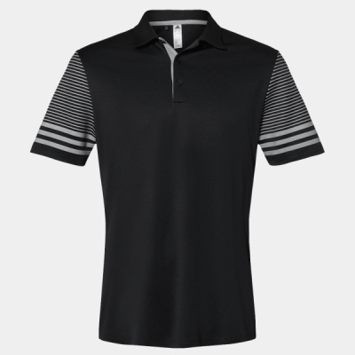 Men's Striped Sleeve Polo Thumbnail