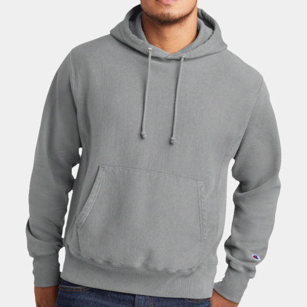 Reverse Weave ® Garment Dyed Hooded Sweatshirt Thumbnail