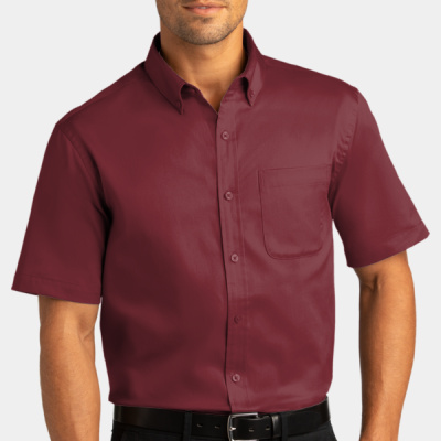 Short Sleeve SuperPro React Twill Shirt Thumbnail